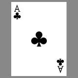 Ace of clubs