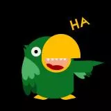 Taunting pointing Parrot