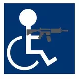 Handicapped gunner