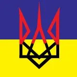Ukraine Flag+trident 