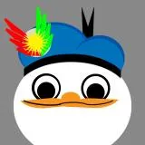 Ducky with Kurdish emblem