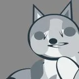 Sitting Little Wolf