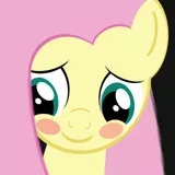 Embarrassed Fluttershy by Alienpope