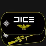 Dice Gold Tags