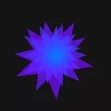 Purple and Blue Flower