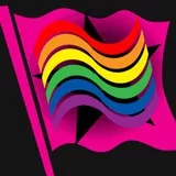 Pink Rainbow Flag