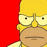 homer simpson red