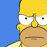 homer simpson blue