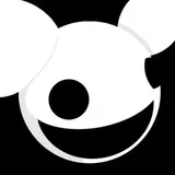 deadmau5 head Black and white