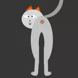 Cat butt