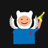 Finn With golden pistol