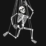 Skull Controled by Hands