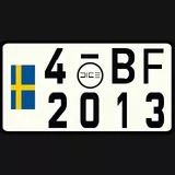 Bundeswehr Kennzeichen (Schweden)