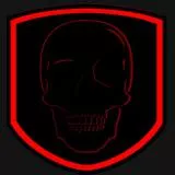 Black skull