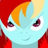 Rainbow Dash Burns