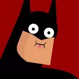 BATMAN ,DC COMICS, red