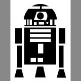 R2D2 silhouette