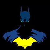 BATMAN ,DC COMICS, blue