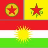 PKK & YPG & Kurdistan Flag