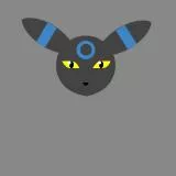 Shiny Umbreon Face