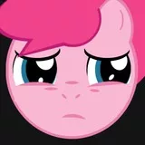 Worried pinkie pie by Alienpope (Emblem contest entry)