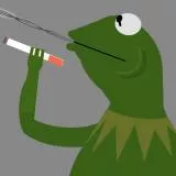 kermit smoking smooth