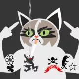 grumpy cat finger v2