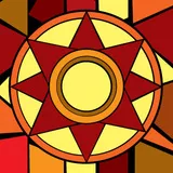 Stained Glass Sun