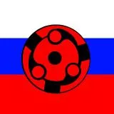 Russian flag + Sharingan