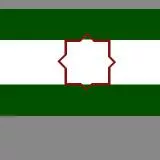 Left and Independentist Andalusian flag (Bandera de Andalucia independentista)