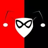 Harley Quinn Face Art