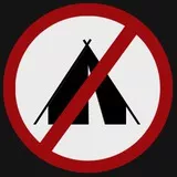 No camping
