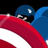 Captain America shield