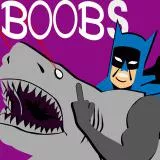 batman shark boobs