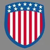 American flag shield usa