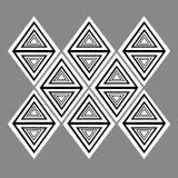 Diamond triangle symbol