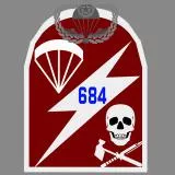 South Korean 684th Special Black ops intelligence Unit emblem (ORIGINAL version) (대한민국 공군 2325전대 209파견대 북파공작 684부대 원본 엠블럼)