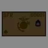 5th Force Reconnaissance Company ZAP Patch, Gunnery Sergeant