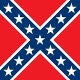 Confederate Flag Square
